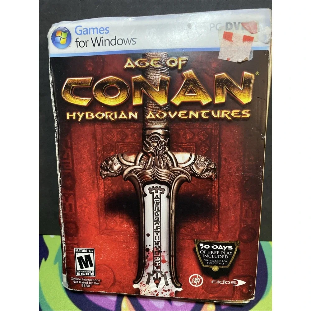 Age of Conan Hyborian Adventures (DVD PC Game) Games For Windows